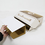 手前が開く!木製パズル発送用ダンボール箱のオリジナル製作 3