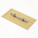 ダンベルシャフト梱包用ダンボール箱のオリジナル製作 3