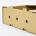 パプリカ出荷用ダンボール（収穫コンテナ代替）のオリジナル製作事例 3