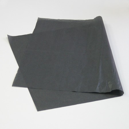 柔らかい色付き紙。バッグや靴の包みに色薄葉紙(ブラック)