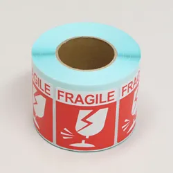 Fragile（われもの注意）ロールシール
