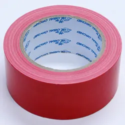 手でカットできる超特価なカラー布テープ赤