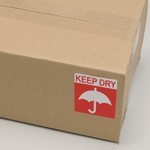 ケアマークシール「KeepDry（水濡れ注意）」ロールシール 1