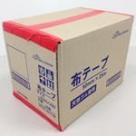 手でカットできる超特価なカラー布テープ赤 4