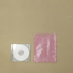 静電気予防に帯電防止のクッション材　CDサイズエアキャップ袋 3