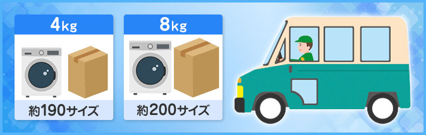 【ヤマト運輸】洗濯機の発送方法・送料