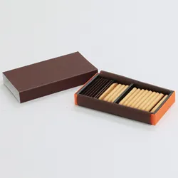 オランジェット・生チョコギフト用橙色の仕切り付きパッケージ【アソート】