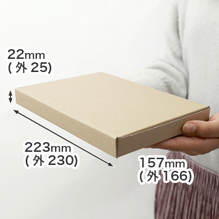 ネコポス、定形外郵便(規格内)、メルカリ便対応。2.5cm厚の底面A5ダンボール | スパークプラグの梱包にも