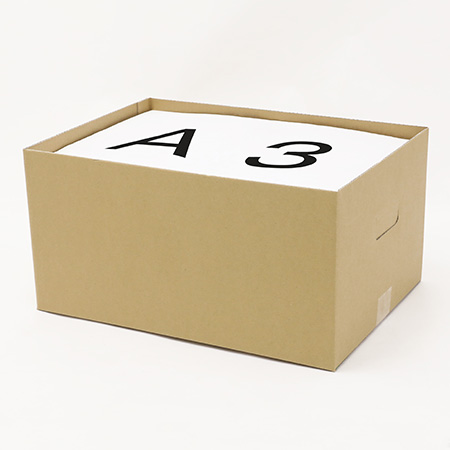 【A3サイズ対応】収納・保管用 フリーボックス 持ち手付き-3