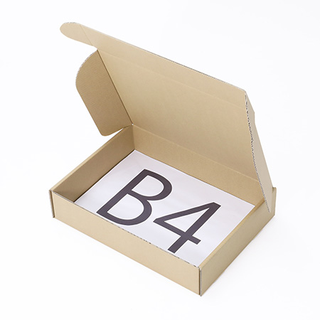 【宅配80サイズ】商品・ギフト用ケース B4サイズ対応(茶)-2