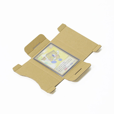 【名刺・トレカ対応】小物用ダンボール箱 手のひらサイズ(茶)-2