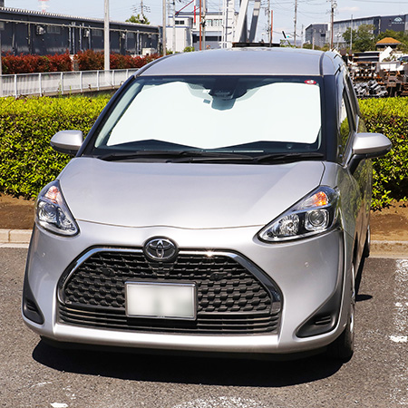 ダンボール製サンシェード 4つ折りタイプ-7