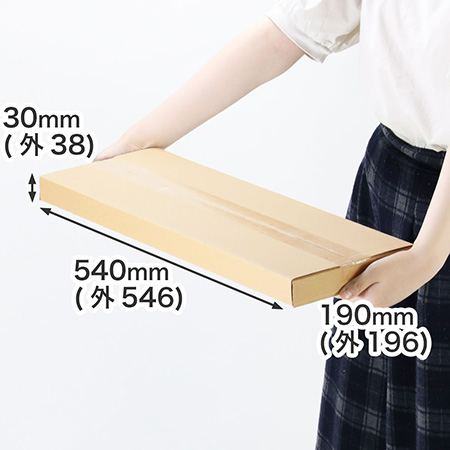 【B3ハーフサイズ】ポスター・ロール発送用ダンボール箱-1