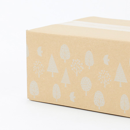 【広告入】宅配60 北欧柄デザインダンボール箱 (グレー)-6