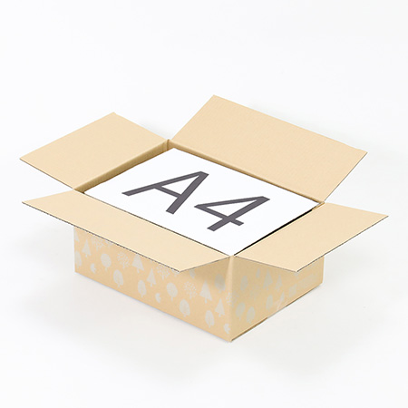 【広告入】宅配80 北欧柄デザインダンボール箱 (グレー)-2