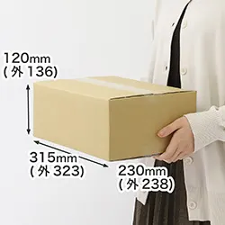 運送便80サイズ送料で発送可能(A4で深さ12cmダンボール)