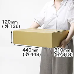 運送便100サイズで発送できる(底面A3深さ12cm段ボール箱) | 電気毛布の梱包にも