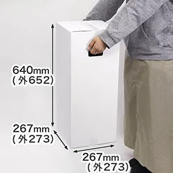 宅配120サイズ-手穴付きフラワーボックス(表白箱) | おむつケーキの梱包にも