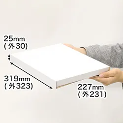 ゆうパケット(3cm)、クリックポスト、定形外郵便(規格内)、メルカリ便で発送可能なジッパー付きダンボール