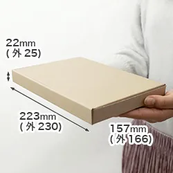 ネコポス、定形外郵便(規格内)、メルカリ便対応。2.5cm厚の底面A5ダンボール | スパークプラグの梱包にも