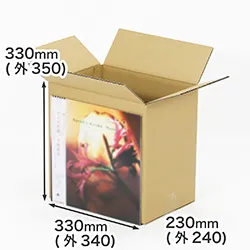 底面A4でLPレコードや書籍が入る大きさの発送用ダンボール箱(深さ330mm) | エレキギターアンプ・バッグの梱包にも