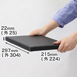 ネコポス、ゆうパケット、定形外郵便、メルカリ便!底面A4・黒色ダンボール箱