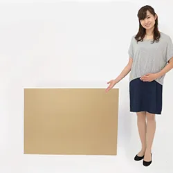 【B1/茶】ダンボールシート(板ダンボール)広告用ポスターの梱包や文化祭の飾りにピッタリ