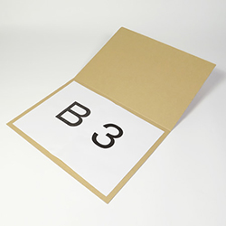 【宅配100サイズ】ペッタンコダンボール(B3)