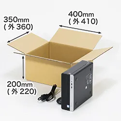 省スペース型デスクトップパソコン・BTOパソコン・ゲーミングPCの梱包・発送用|強度の高い段ボール箱