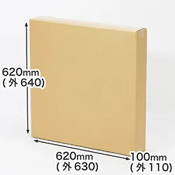 パネル・建材・アート作品の梱包に|縦長・薄型段ボール箱|正方形・スクエア