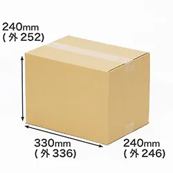 A4クリアファイル・A4バインダーが入る段ボール箱|ヤマト運輸・佐川急便・ゆうパック|発送・梱包用