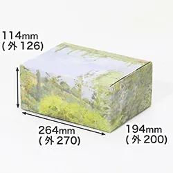 カミーユ・ピサロ|ヴァルエルメイユの牛飼い|印象派|デザイン入り段ボール箱