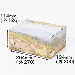 クロード・モネ|ヴェトゥイユ|印象派|デザイン入り段ボール箱