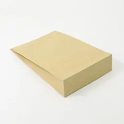 6.5cmのマチ付き。宅配70サイズとして送れるクラフト宅配袋(A4対応)