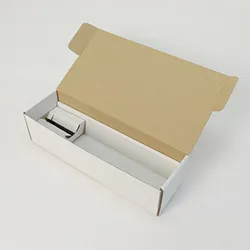 ボトルを固定する台座の付いたワインボトル1本用箱(ホワイト)