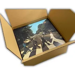 12インチレコードが20枚入る段ボール箱|梱包・発送・保管|VillageBox・ヴィレッジボックス