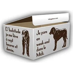 ペットグッズのギフトにおすすめ|デザイン入り段ボール箱|VillageBox・ヴィレッジボックス