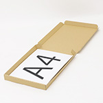 【A4/厚さ3cm/両面茶】タテ開きタイプ ゆうパケット対応-2