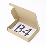 【宅配80サイズ】商品・ギフト用ケース B4サイズ対応(茶)-2