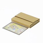 【名刺・トレカ対応】小物用ダンボール箱 手のひらサイズ(茶)-4