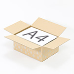 【広告入】宅配80 北欧柄デザインダンボール箱 (グレー)-2