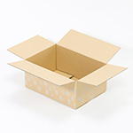 【広告入】宅配80 北欧柄デザインダンボール箱 (グレー)-3