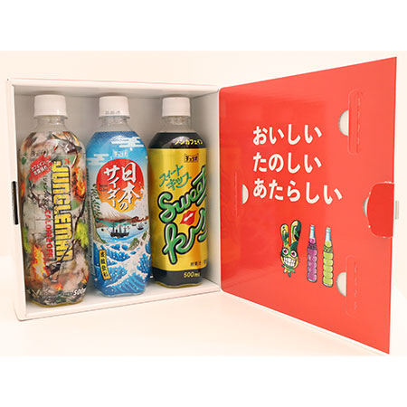 清涼飲料水ギフト箱(ペットボトル・ビン兼用)