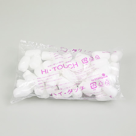 発泡素材のクッション材。作業性の良い小袋タイプ(ハイタッチ・80個入りの小ロット)